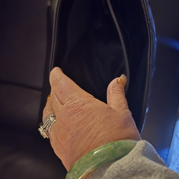 Kurt Geiger Black Padded Shoulder Bag - Picture 6 of 10